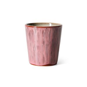 Hovedbilde 70s ceramics,  kopp rhubarb