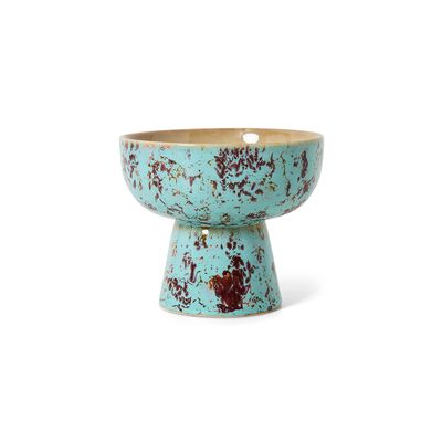 70s  Tapas bowl on base S, Patina