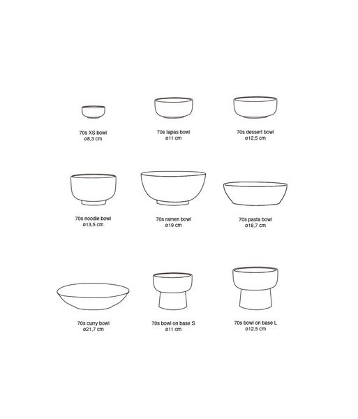 70s Noodle, dada ( sett av 4stk)